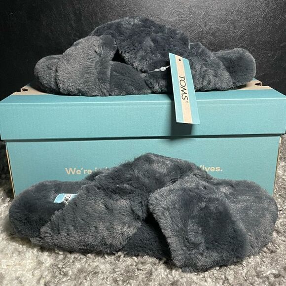 NIB TOMS Susie Slippers - Picture 4 of 9